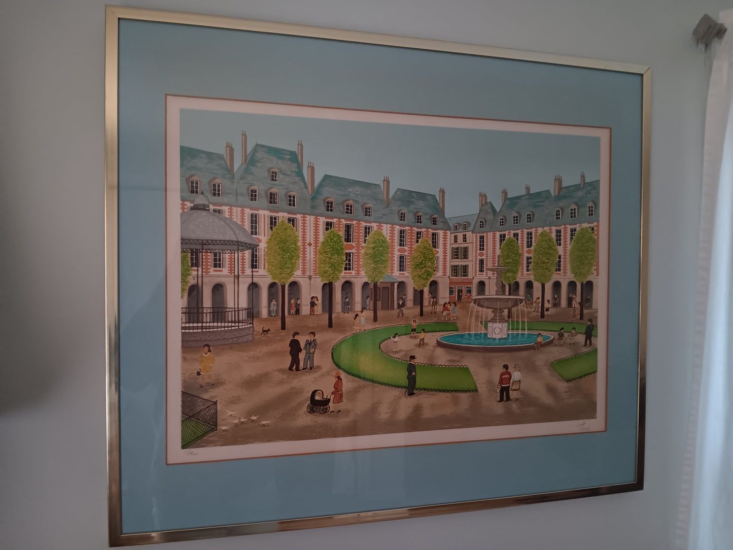 Pair of Signed, Numbered Fanch Ledan Framed Lithographs