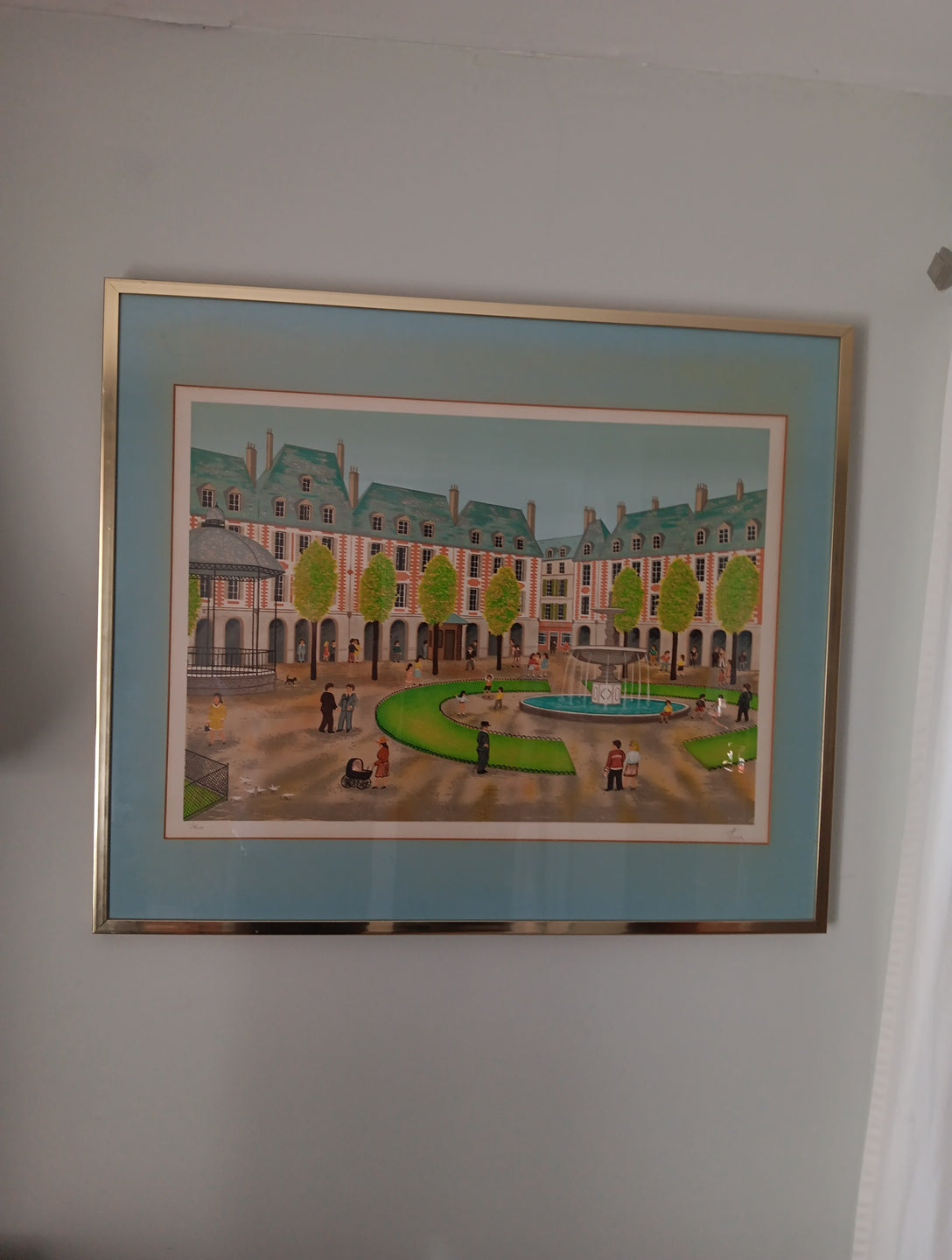 Pair of Signed, Numbered Fanch Ledan Framed Lithographs